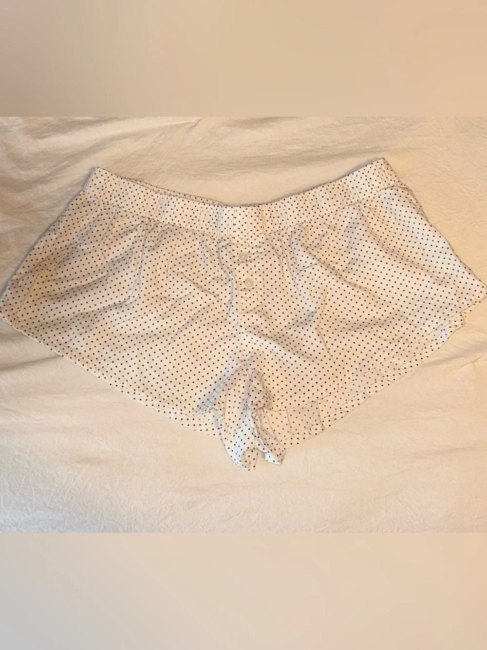 Wild Fable Black and White Polka Dot Sleep Shorts